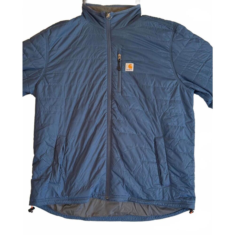 Carhartt Quilted Jacket in Blue Sz XL